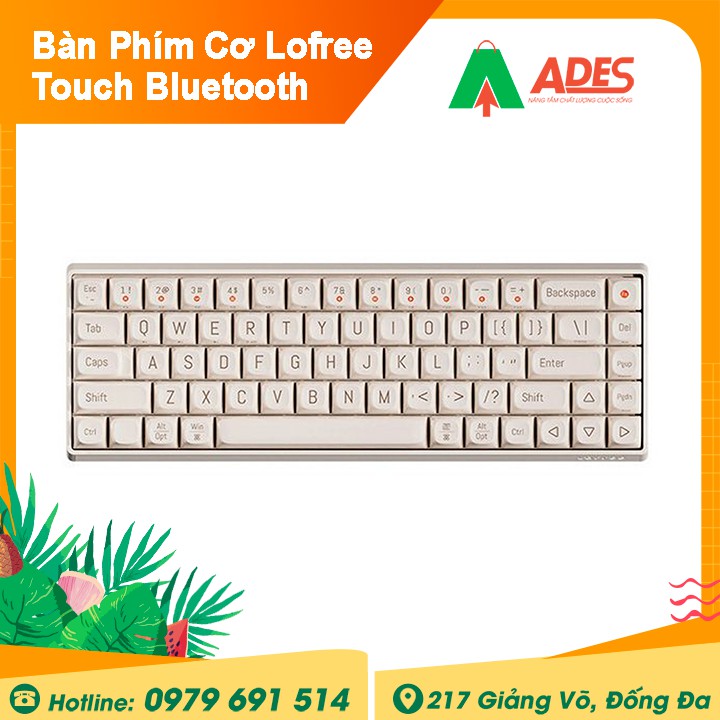 [Mã 154ELSALE2 giảm 7% đơn 300K] Bàn Phím Cơ Lofree Touch Bluetooth Không Dây - Siêu Xinh HOT NEW 2021