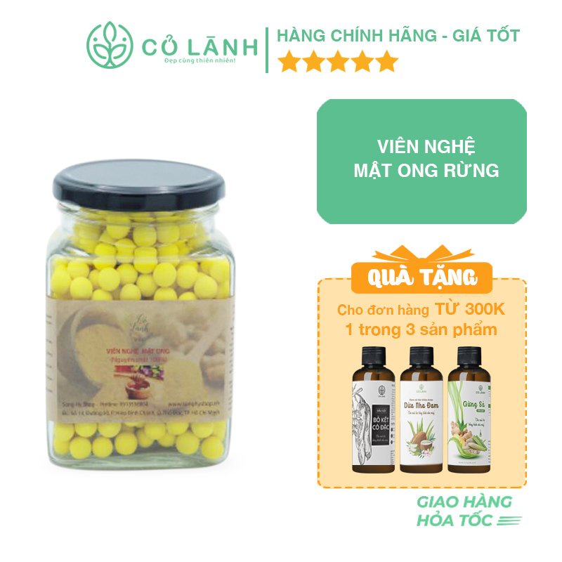 Viên nghệ mật ong 500g dùng cho mẹ sau sinh giúp bổ máu, nhanh lành vết thương, trị đau dạ dày