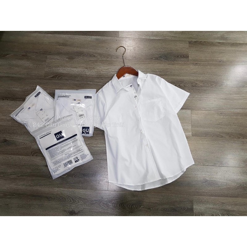 BÁN SỈ ÁO SƠ MI GU CỘC TAY TÚI ZIP CHO NỮ