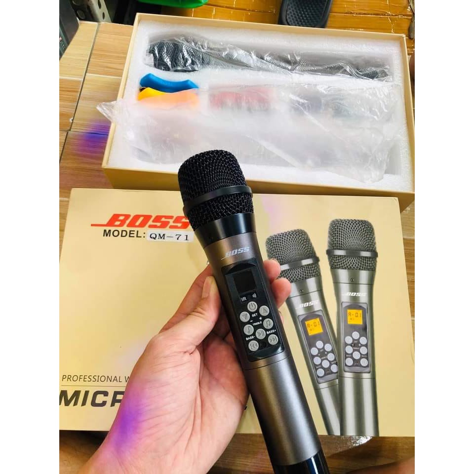Micro Karaoke Boss QM71 Chính hãng