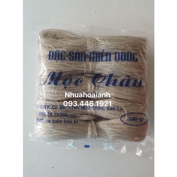 Túi đựng miến rong 500gr không in, bao bì túi miến