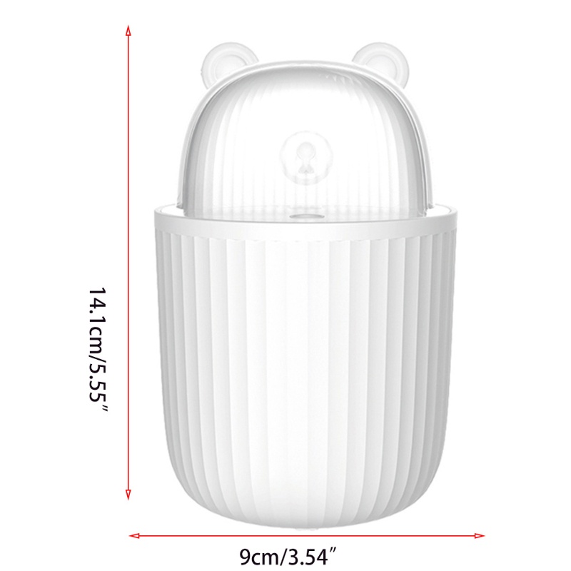 Máy Phun Sương Tạo Độ Ẩm 300ml 2 Trong 1 Hình Thú Cưng Dễ Thương