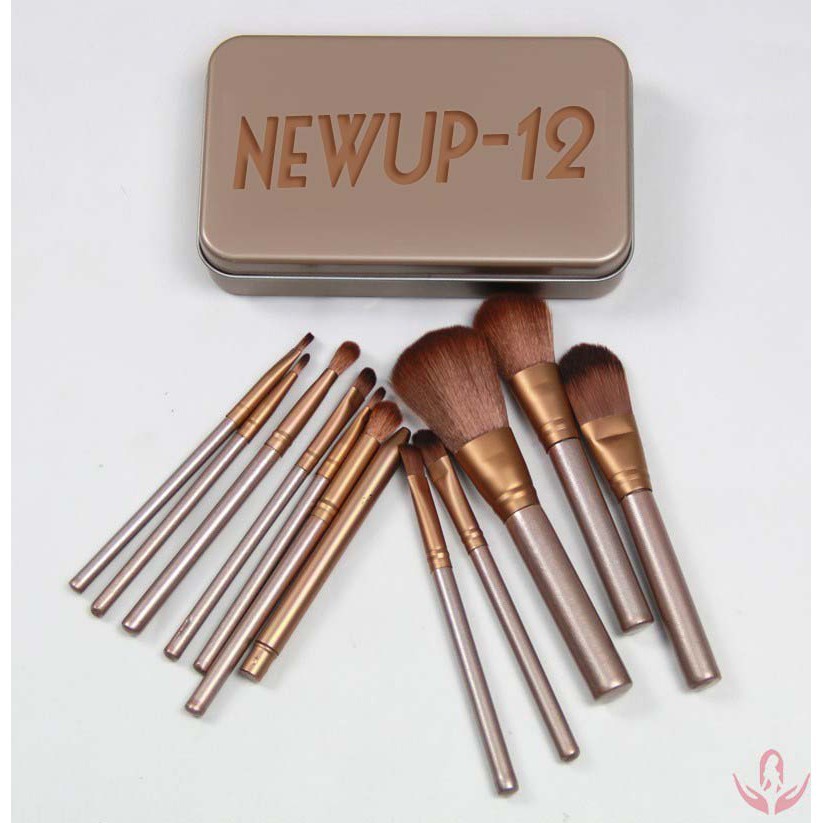 Bộ cọ trang điểm 12 cây bền đẹp- Hộp Thiết Newup