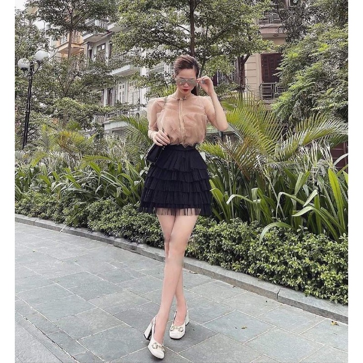 Áo tiểu thư tơ hàng cao cấp