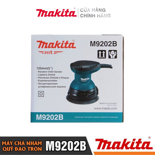 [Chính Hãng] Máy Chà Nhám Tròn Makita M9202B (240W-125MM) Bảo Hành Tại Các TTBH Toàn Quốc