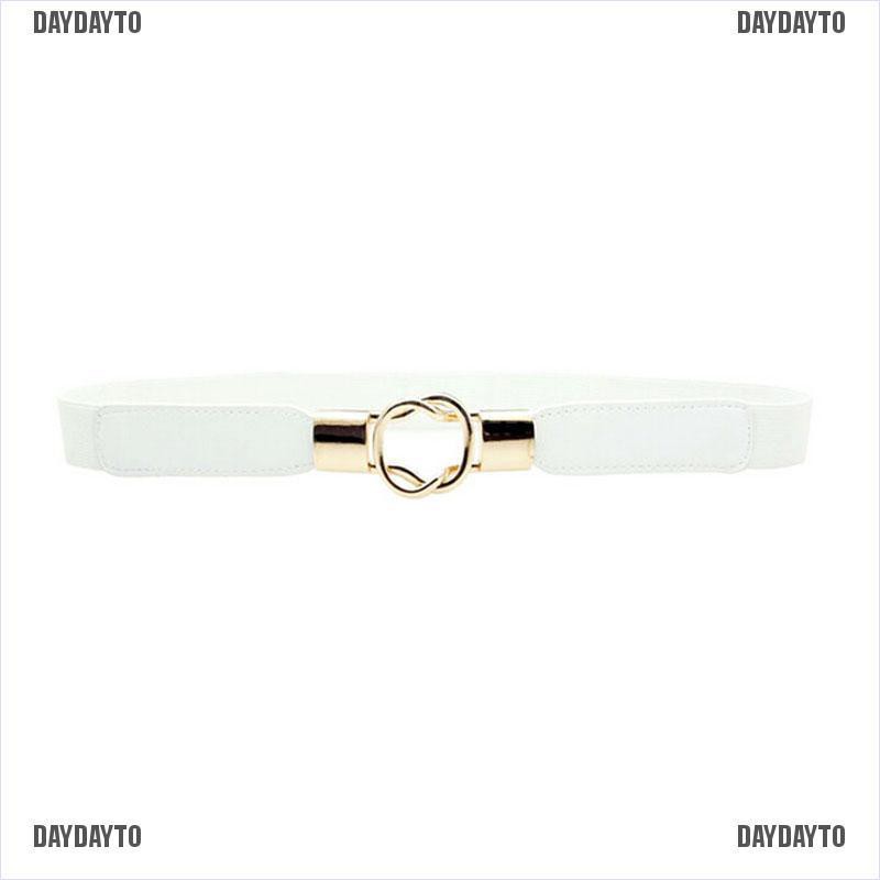 1 Thắt Lưng Da PU Bản Nhỏ Co Giãn Thời Trang Nữ