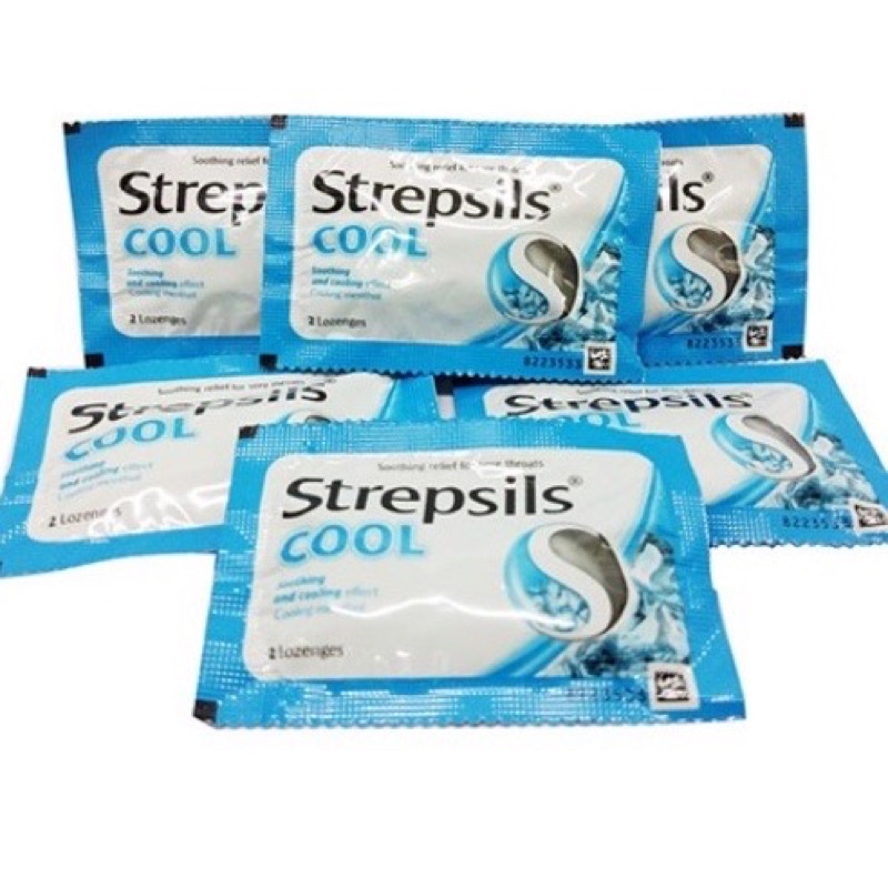 Kẹo ngậm Strepsils vỉ 2 viên đủ màu