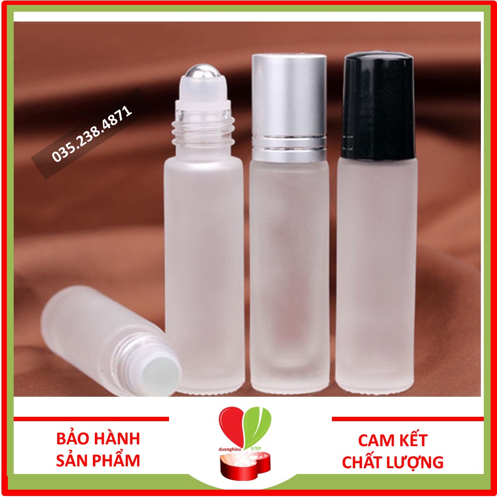 Vỏ Lọ Bi Lăn Đựng Tinh Dầu, Chai Bi Lăn Đựng Dầu Dừa, Chiết Nước Hoa 10ml - Duonghieu6789