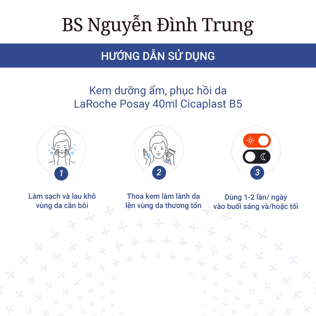 Kem Dưỡng Giúp Làm Dịu Và Phục Hồi Da La Roche-Posay Cicaplast Baume B5 40ml - BS Nguyễn Đình Trung