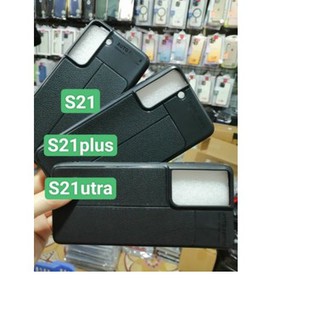 Ốp lưng Samsung Galaxy S21/ S22/ S22+ Plus dẻo đen Vân da AutoFocus
