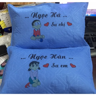 Gối in tên bé - Combo 4 cái