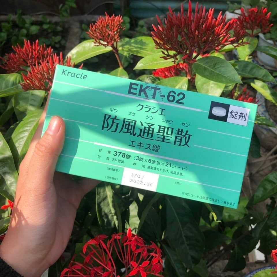 Viên Uống Giảm Cân Tiêu Mỡ EKT62 - Giảm Mỡ Bụng EKT 62 Nhật Bản - hangxachtaybaoanshop