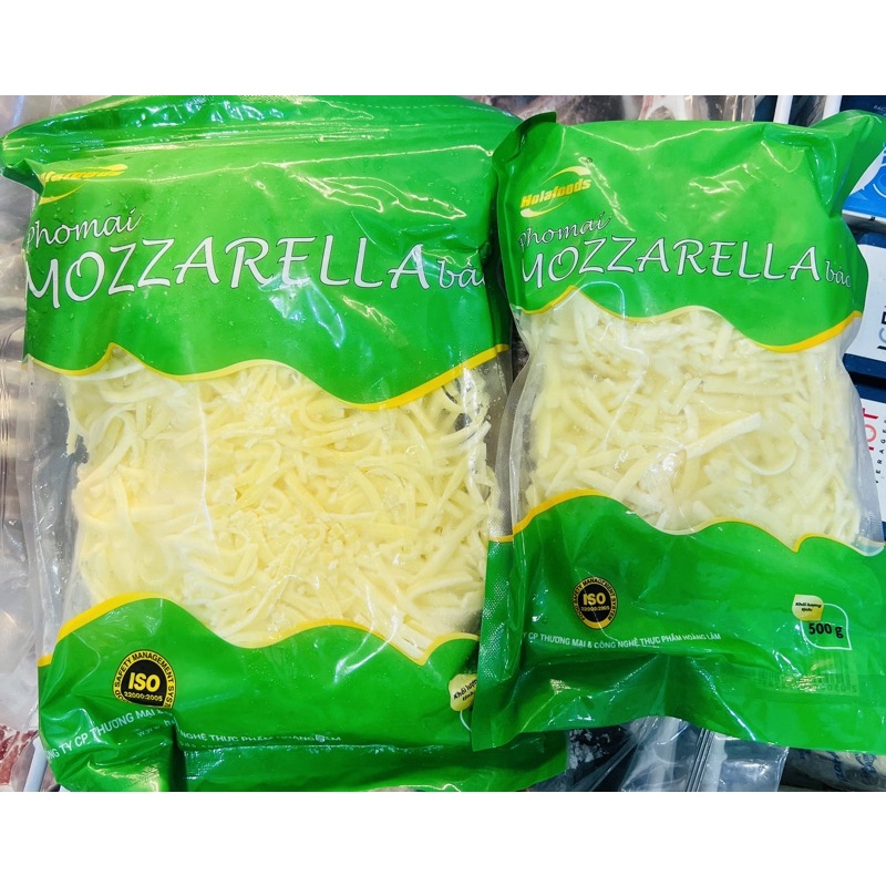 Phô mai bào sợi Mozzarella Đức bịch 500gr
