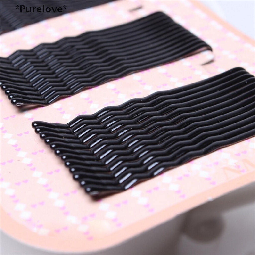 Set 40 Kẹp Tóc Màu Đen Đơn Giản Thời Trang Cho Nữ