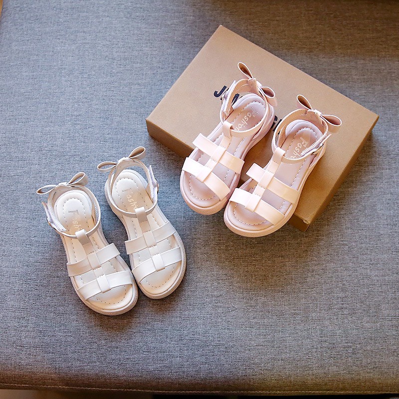 Sandal chiến binh cho bé gái da PU siêu mềm âm chân đế dẻo mã mới XJS26