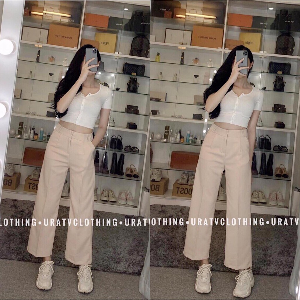 [FREESHIP-ẢNH CHÍNH CHỦ] QUẦN SUÔNG VẢI V2