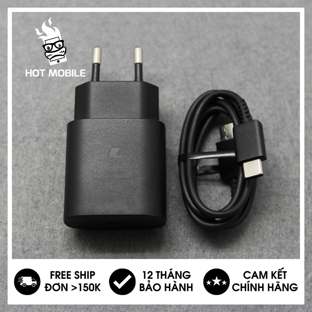 [Hàng Bóc Máy] Sạc Samsung 25w Note 10 Zin / Chính hãng 100% / Bảo hành 12 tháng lỗi 1 đổi 1.