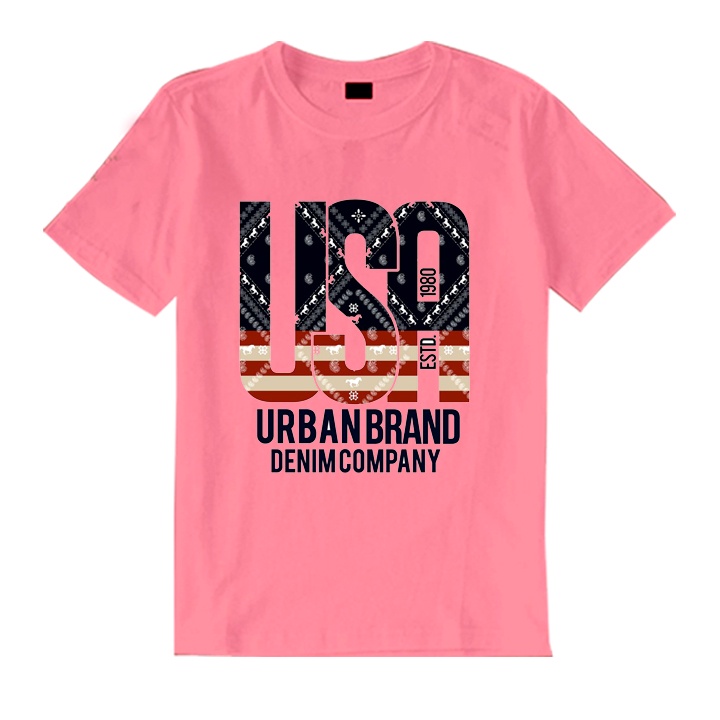 Áo Thun Nam Nữ USA  Tay Ngắn Vải Thun Cotton Mềm Mịn