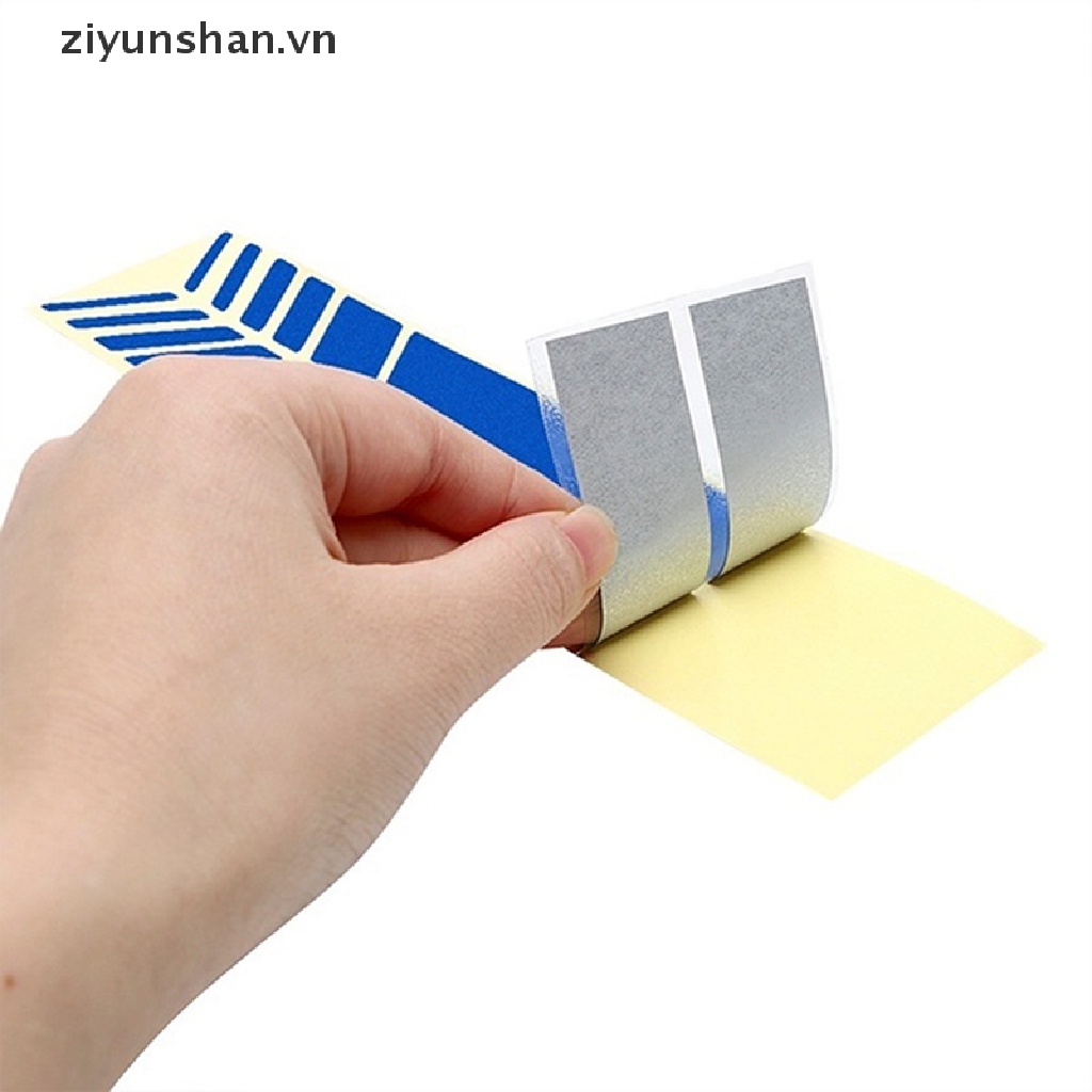 Bộ 2 Đề Can Vinyl Họa Tiết Sọc Dán Gương Chiếu Hậu Xe Hơi DIY