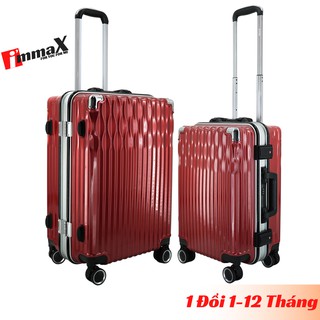 Bộ 2 vali khung nhôm nắp gập immaX A19 size 20inch và 24inch bảo hành 3 năm, 1 đổi 1 trong 12 tháng