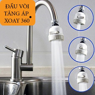 Đầu Nối Vòi Sink Bếp Rửa Chén Bát  Xoay 360 Độ