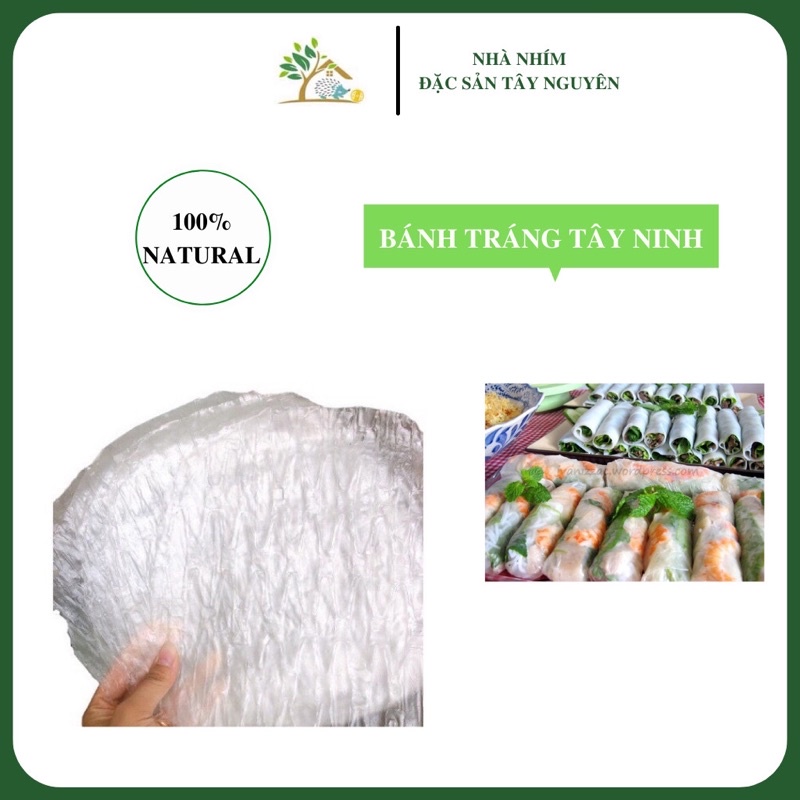 Bánh Tráng Tây Ninh Ngon, Mỏng Nhà Làm Không Phụ Gia Túi 100gr