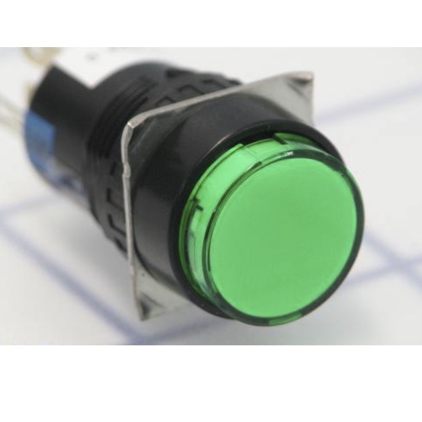 Đèn Báo Phi 16 2 Chân Đỏ Xanh Vàng 24VDC AL6-P AL6P