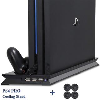 Đế sạc đứng 2 tay cầm ps4 pro 2 quạt làm mát cho sony playstation 4 ps 4