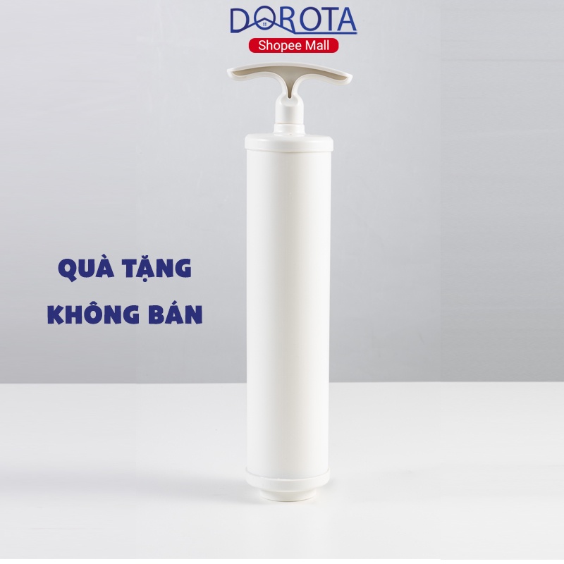 [Quà tặng không bán] Bơm tay là quà cho bộ 6 túi loại đặc biệt hút chân không cao cấp DOROTA xem thêm hình ảnh