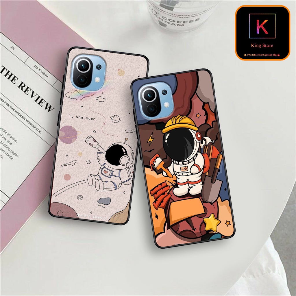 Ốp lưng Xiaomi Mi 11 Lite - Mi 11 Lite 5G - Mi 11 Lite 5G NE - Ốp in hình Phi hành gia cực hot