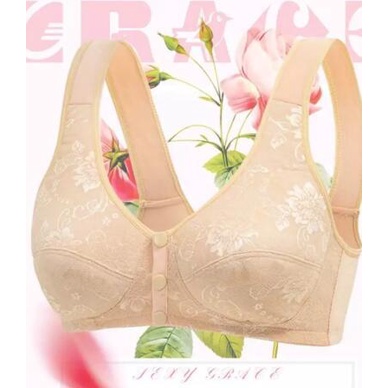 Áo lót Thoáng Khí Cài Khóa Trước Plus Size 36-46