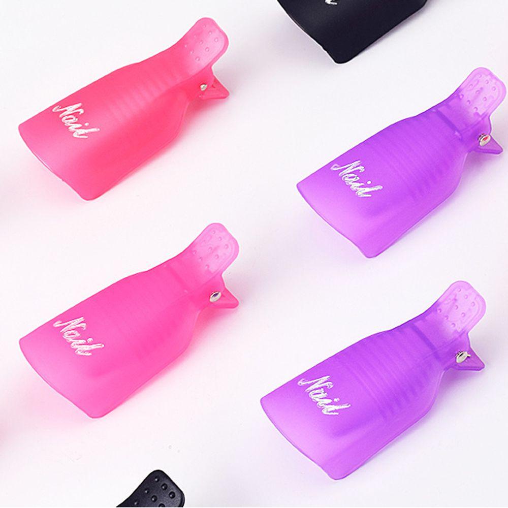 Set 10 Kẹp Ủ Tẩy Sơn Móng Tay Màu Sắc Thời Trang