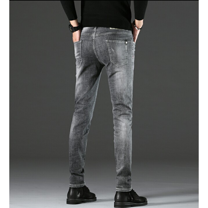 quần jeans nam ống suông cào nhẹ hàng vnxk | BigBuy360 - bigbuy360.vn