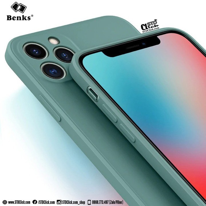 ỐP LƯNG IPHONE 11 PRO MAX - 11 PRO - 11 BENKS MAGIC CUBE VIỀN VUÔNG CHÍNH HÃNG HÀNG CHUẨN