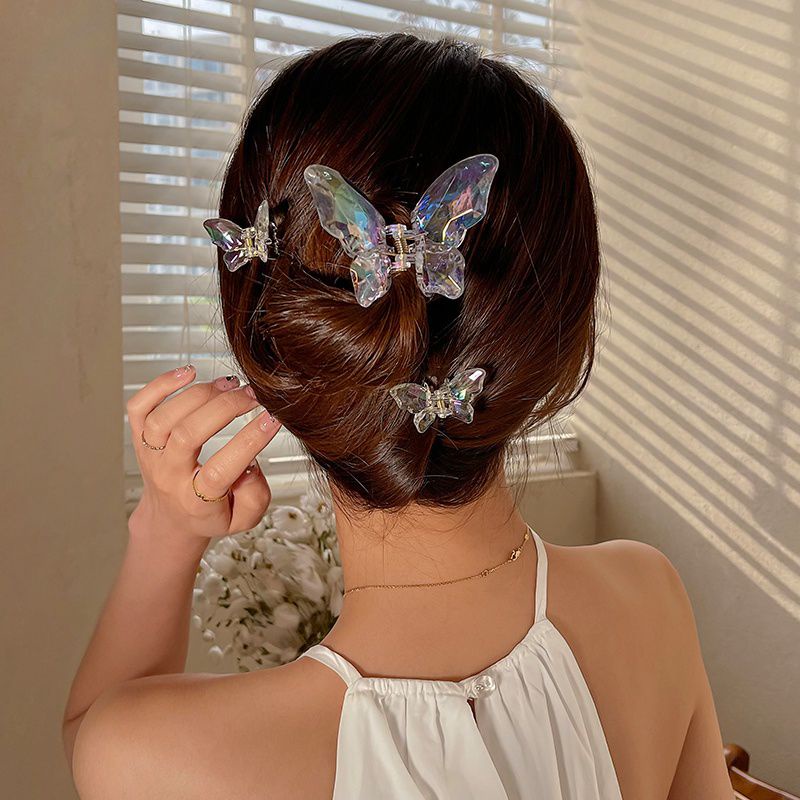 Kẹp Tóc Hình Bướm Đính Đá Pha Lê Thời Trang Hàn Quốc Cho Nữ - Loli.phukienthoitrang