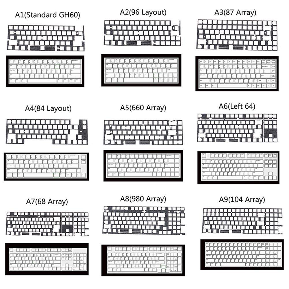 Miếng Đệm Xốp Mềm Chống Rung Cho Bàn Phím Cơ Harry Switch