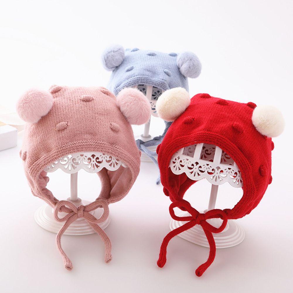 SUSANS Mũ Len Che Tai Giữ Ấm Mùa Đông Cho Bé