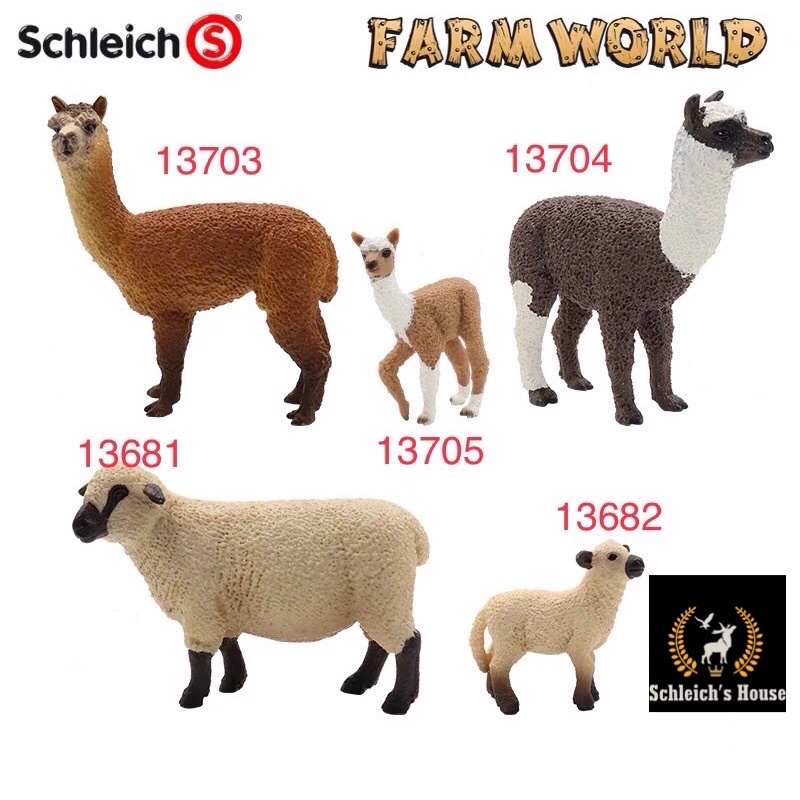 Mô hình động vật , đồ chơi con vật Schleich chính hãng Lạc đà Nam Mỹ các loại - Schleich House