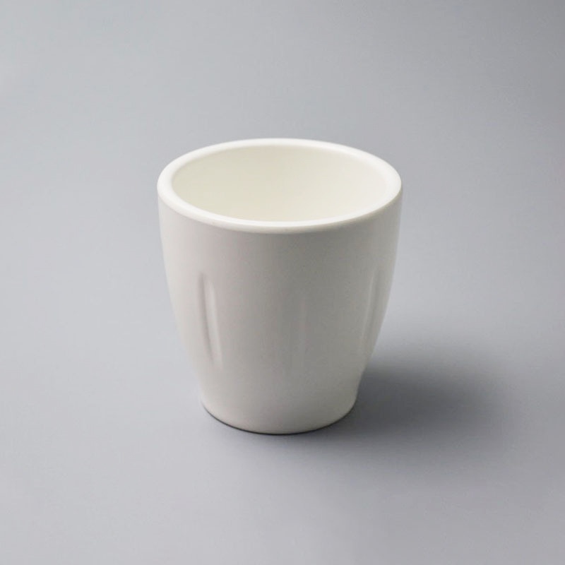 Bộ Cốc Uống Cà Phê Bằng Nhựa Giả Sứ Màu Trắng Sáng Tạo