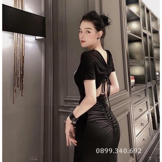 Đầm Body Hở Lưng rút dây cực xinh