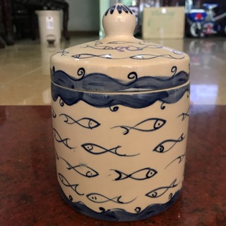 Vại muối dưa - Hũ đựng muối Bát Tràng (giao hình ngẫu nhiên)