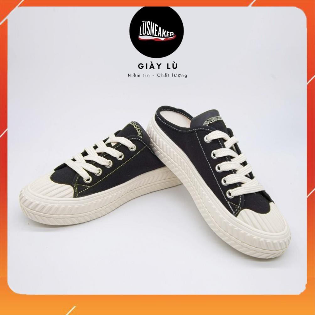 Giày Đạp Gót 🏆MÀU ĐEN🏆 Giày Sục NY đen/ Giầy thể thao nam, nữ đủ size | BHA Sneaker
