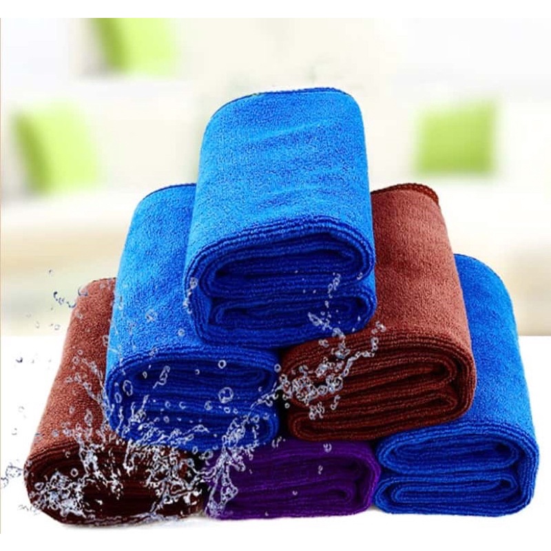 Khăn Lau Kính , xe máy  , o to Siêu Sạch Microfiber Thấm Hút Không Đổ Lông