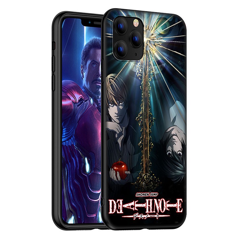 Ốp điện thoại mềm in hình Death Note thích hợp cho iPhone 7 8 7+ 8+ 6+ 6S+ XR XS Max 5 5s 38LU