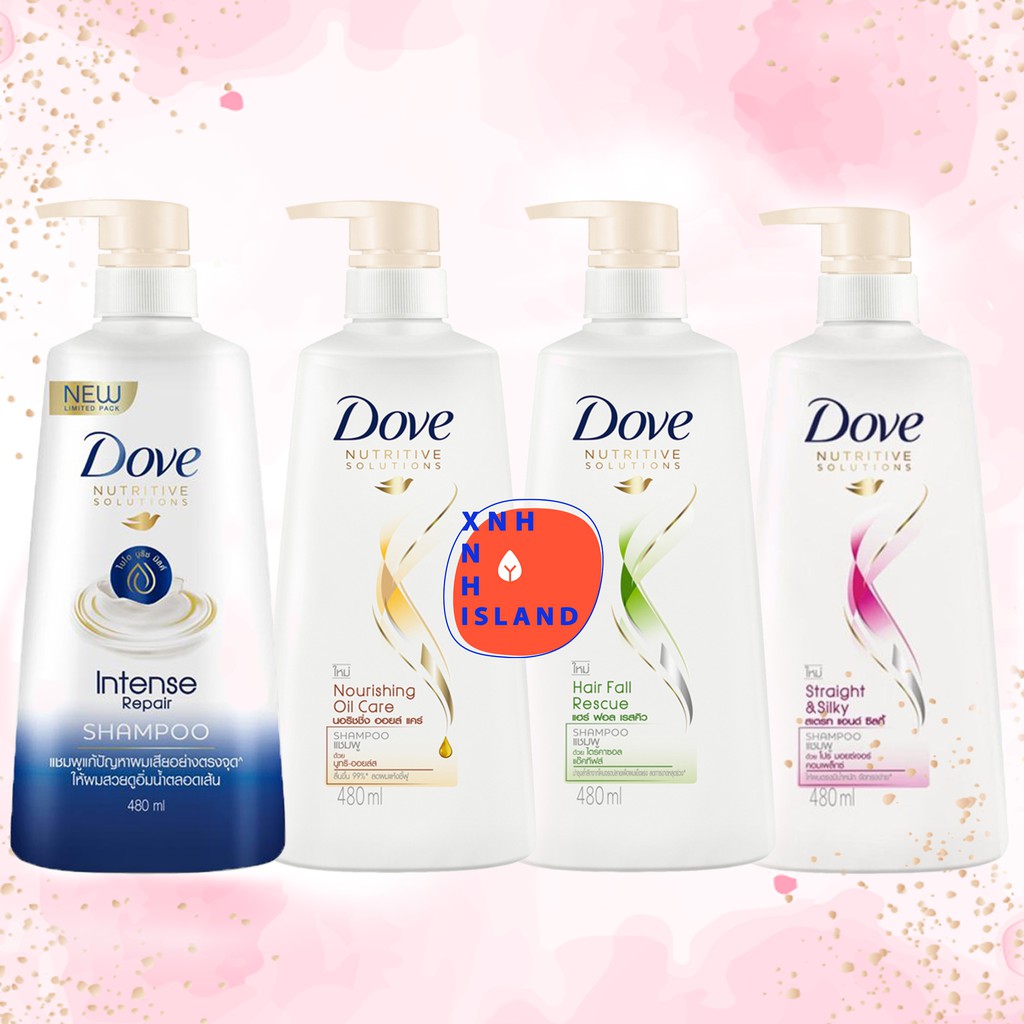 Dầu Gội - Dầu Xả Dove Thái Lan 410ml - 450ml