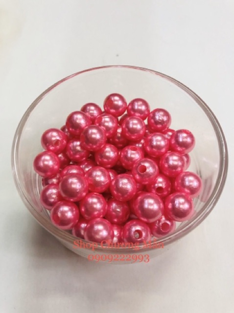 100G Chuỗi Hạt Ngọc Trai Nhựa 4-6-8-10-12mm Đủ Màu