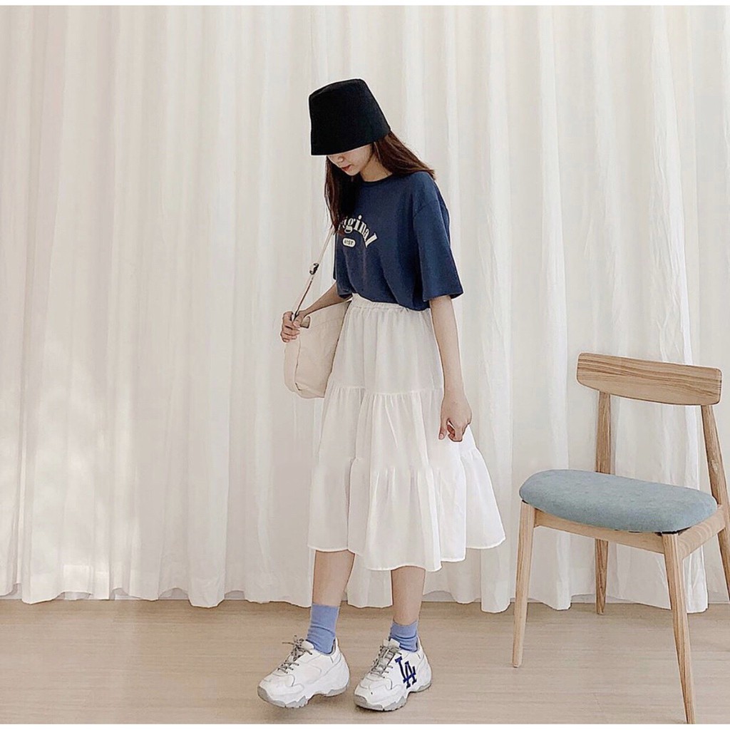 Chân Váy dài Ulzzang, Chân váy vintage cá tính. | BigBuy360 - bigbuy360.vn