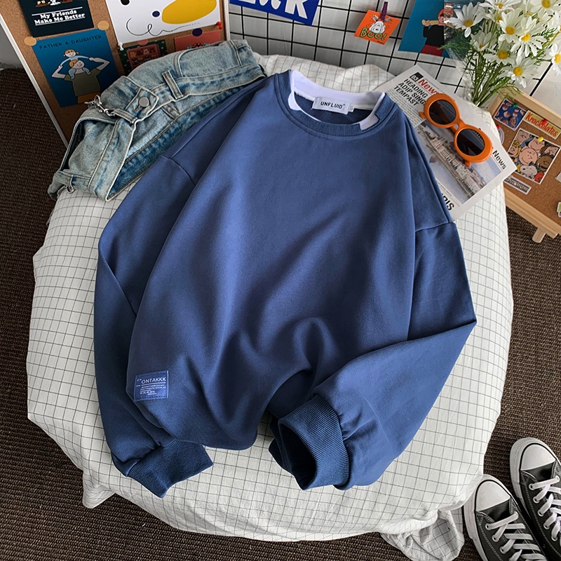 Áo sweater layer Unisex đặc biệt chất liệu nỉ bông mềm mịn