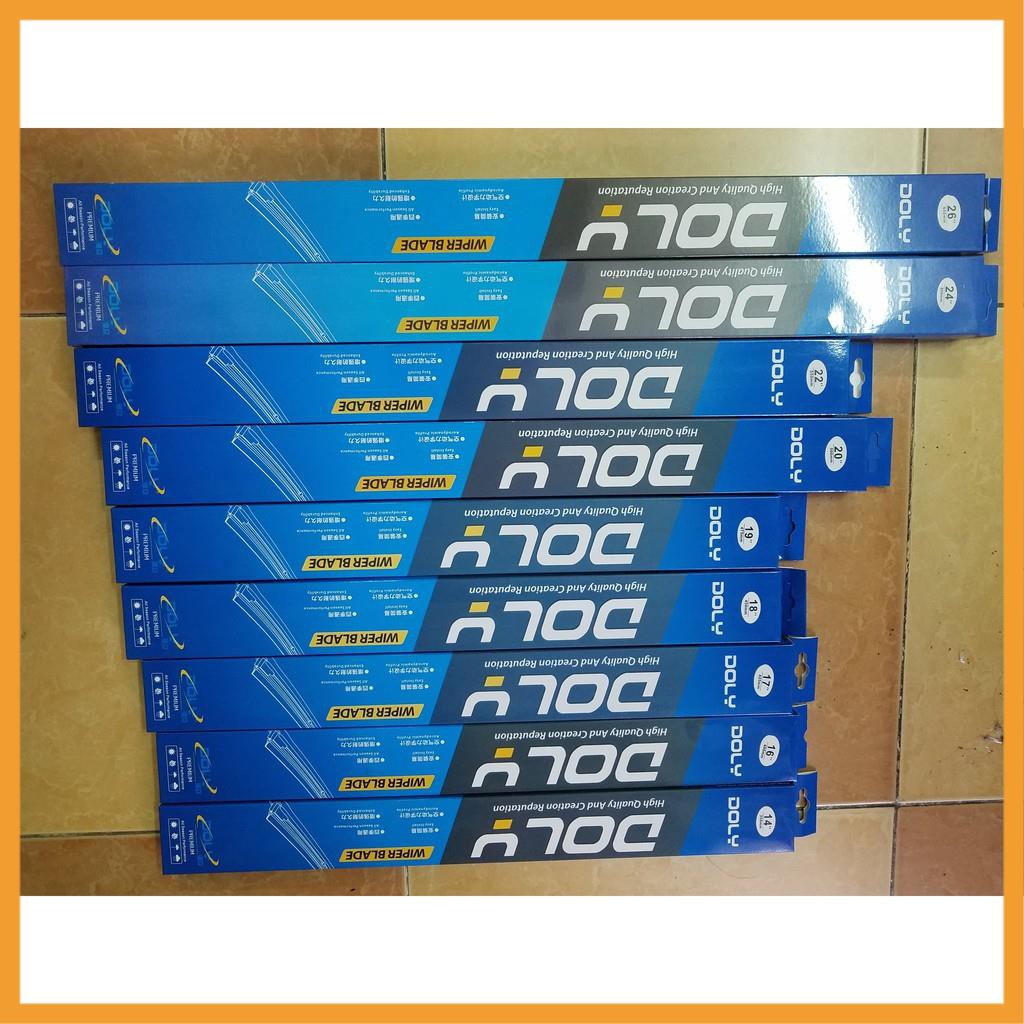 Gạt mưa, chổi gạt mưa, lưỡi gạt mưa, gạt kính silicon siêu sạch Doly - giá 1 cái - Better Car