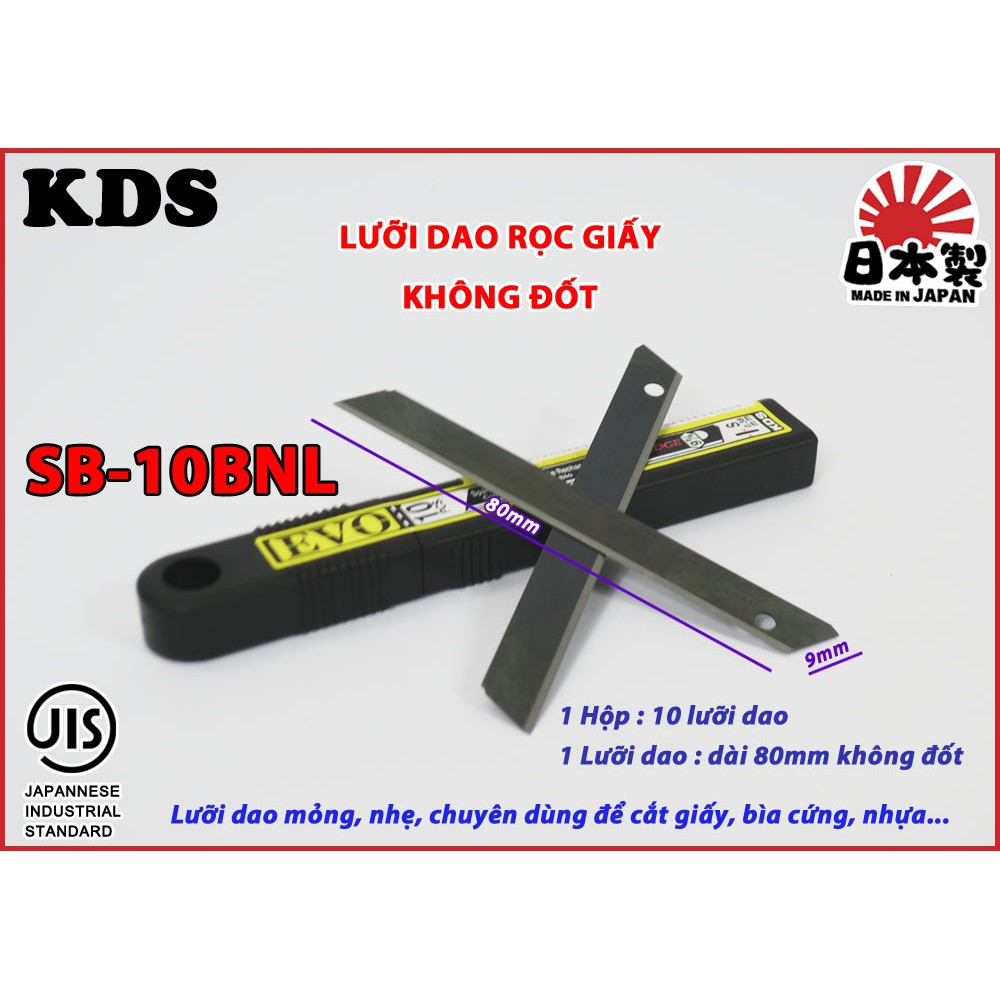 Lưỡi dao không đốt 9mm KDS SB-10BNL
